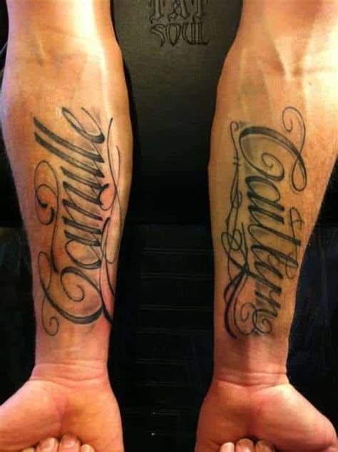 custom name forearm tattoo forearm name tattoos name tattoos on arm names tattoos for men