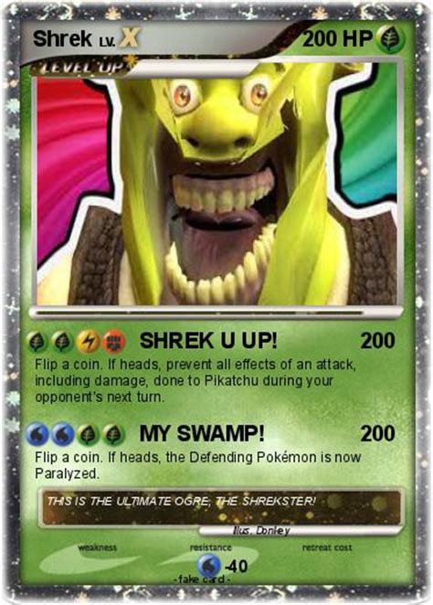 Pokémon Shrek 561 561 Shrek U Up My Pokemon Card