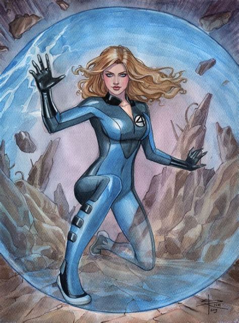 Sue Storm The Invisible Woman By Sabine Rich Marvel Cómics