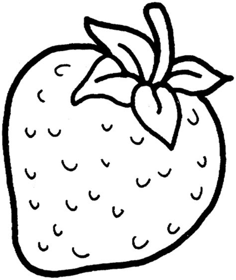 Download High Quality Strawberry Clipart Coloring Transparent Png