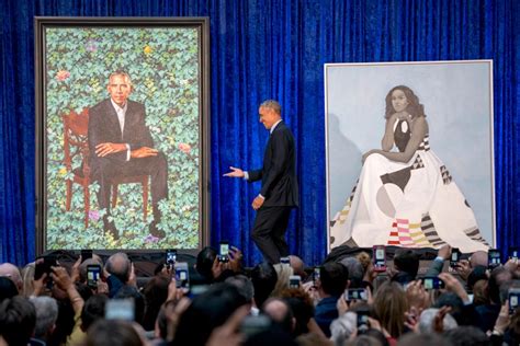 National Portrait Gallery Unveils Obama Portraits The Denver Post
