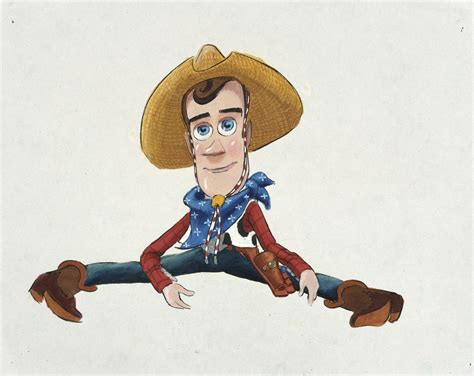 Bud Luckey And Ralph Eggleston Concept Art Early Woody Toy Story