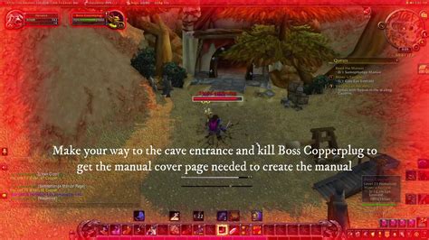 World Of Warcraft Northern Barrens Quest Read The Manual Youtube