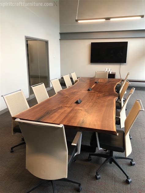 Custom Conference Tables With Leg And Grommet Options Handcrafted From