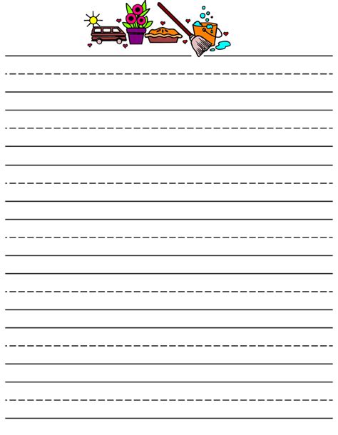 4 Best Free Printable Lined Writing Paper Kids