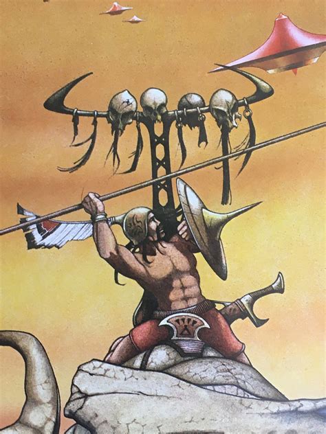 Vintage Sci Fi Poster 1977 Rodney Matthews Out Of The Amber Etsy