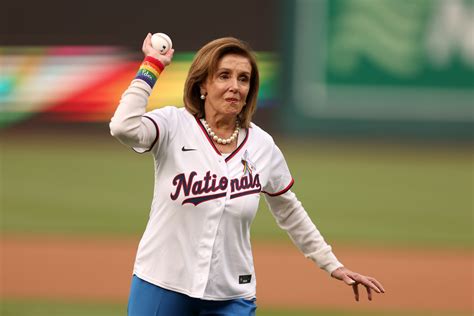 Nancy Pelosi Threw A Very Sad First Pitch At Nationals Pride Night