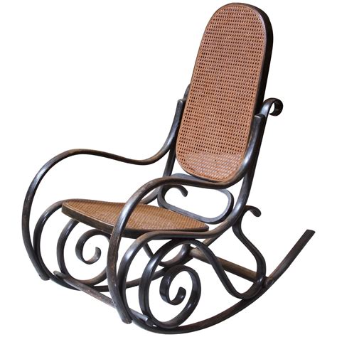Antique Thonet Model 10 Bentwood Rocking Chair Salvatore Leone Circa