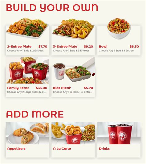 Menu favorites like chicken potstickers, kung pao chicken and broccoli beef are always served fresh, fast and hot at panda express. Panda Express | Delivery | Menu | Order Online | Lincoln ...