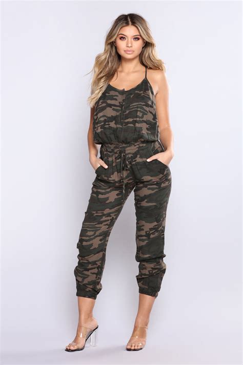 Commander Camo Jumpsuit Camo Fashion Nova Jumpsuits Fashion Nova