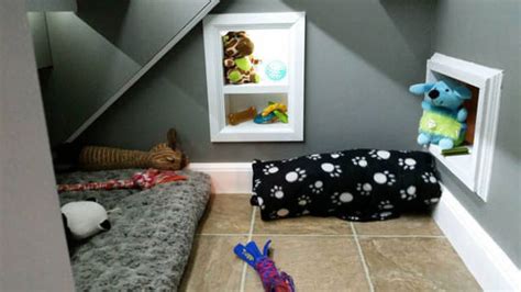Creative Pet Owner Builds His Dog A Special Room Under The Stairs 11