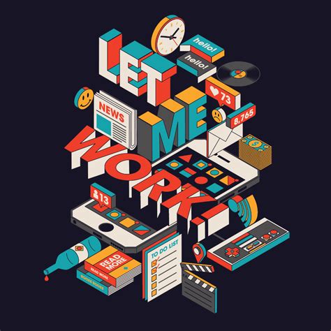 Behance For You In 2021 Isometric Typography Graphic Design