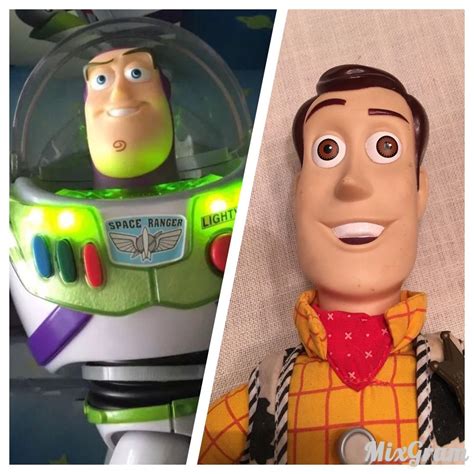 Disney Toy Story Woody And Buzz Lightyear Talking And Light Up Action