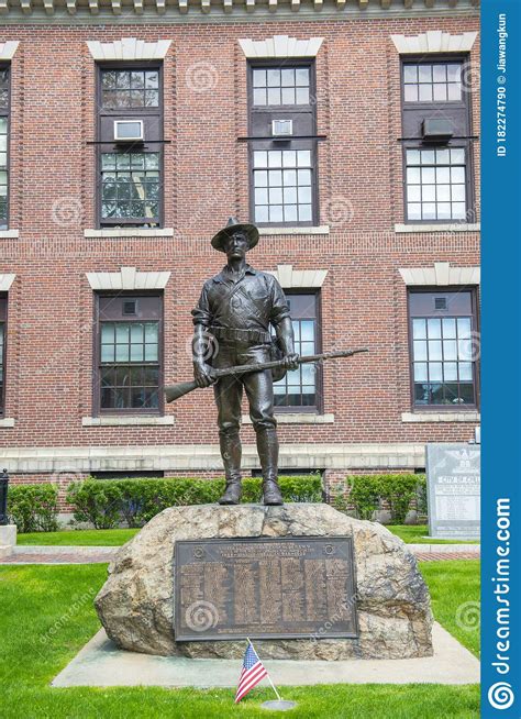 Spanish American War Memorial In Chelsea Massachusetts Usa Editorial