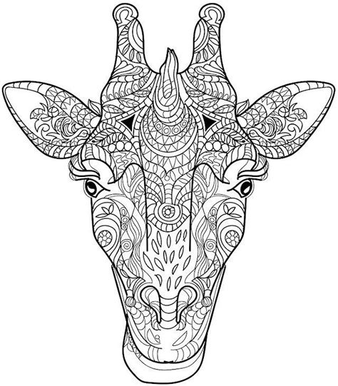 To work, you first need to download it for free from the site, then print the mandala animals coloring pages in a4 format. Animal Coloring Pages for Adults | Giraffe coloring pages ...