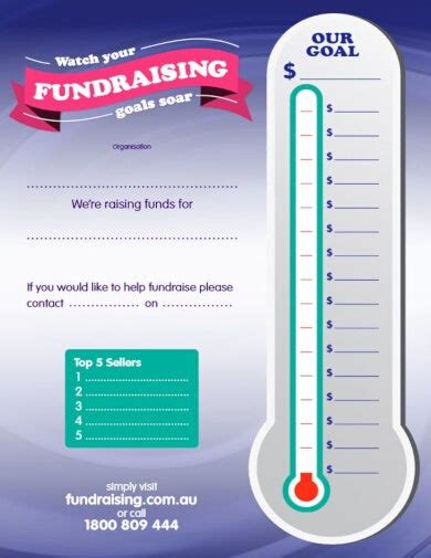 10 Fundraising Chart Templates Pdf