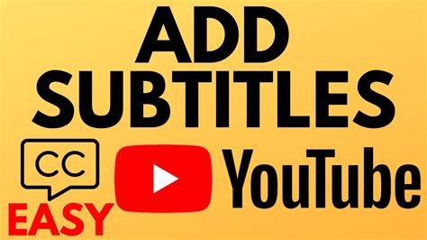 How To Add Subtitles To Youtube Videos Automatic Subtitles