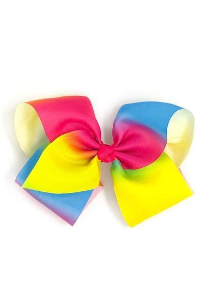 8 Large Rainbow Bow Sparkle In Pink Rainbow Bow Sparkle In Pink Bows