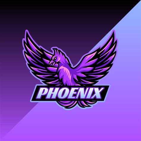 Phoenix Esport Mascot Logo 4355449 Vector Art At Vecteezy