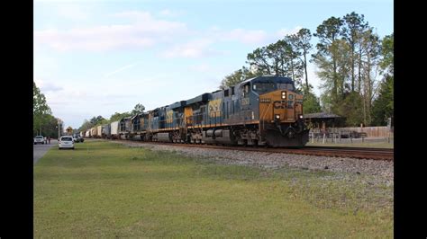 Hd Folkston Georgia Railfanning Part 1 With Csx And Amtrak Trains And
