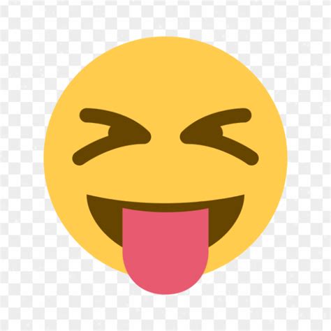 Emoji Divertido Sacando La Lengua Png Transparente