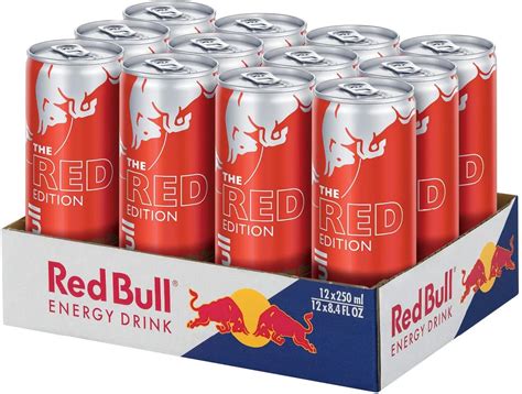 Red Bull Energy Drink Red Edition Watermelon 250ml 12 Pack Images