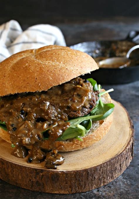 You literally spend five minutes (maximum) slopping some ingredients together in a pot or the second cast of characters: Burger Au Poivre in 2020 | Creamy peppercorn sauce, Steak au poivre, Beef dripping
