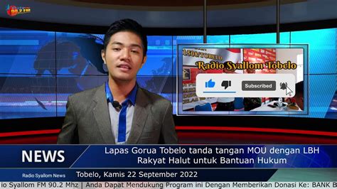 Lapas Gorua Tobelo Tanda Tangan Mou Dengan Lbh Rakyat Halut Untuk