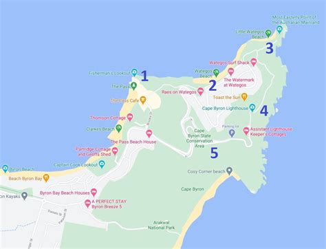 Byron Bay Street Map