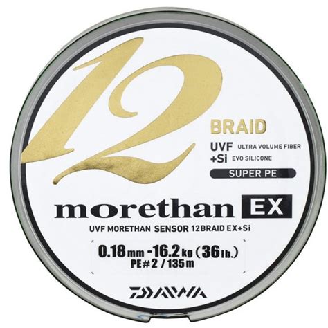 Tresse Daiwa Morethan Braid EX Chartreuse M Nootica Fr Dingue