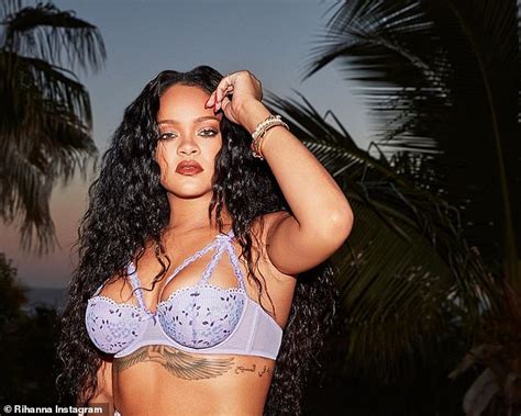 Rihanna Strips Down To Her Lace Lingerie As She Celebrates Savage X