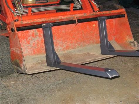 Pallet Forks By Coyota Homemade Pallet Fork Attachment For A Tractor