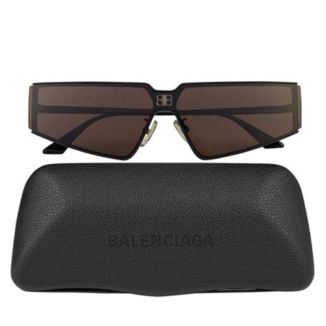 Balenciaga Shield 20 Sunglasses Unisex Rectangle Sunglasses