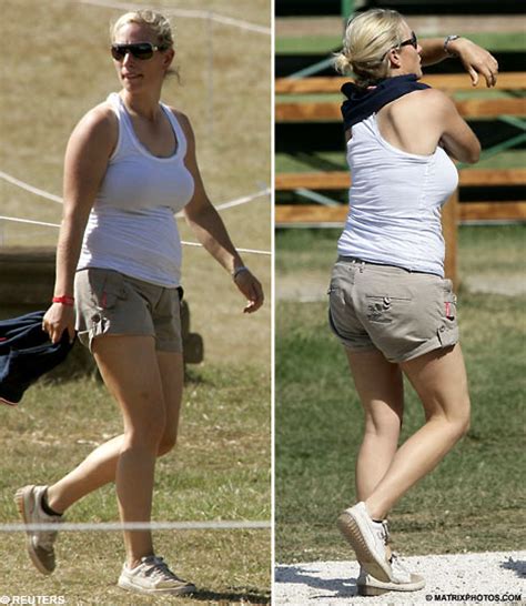 Zara Phillips Shows Off Her Fuller Figure As She Prepares To Defend