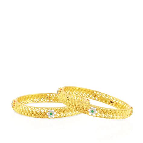 Buy Malabar Gold Bangle Set Bsusbg016866 For Women Online Malabar