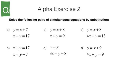 Simultaneous Linear Equations 2 Variabels
