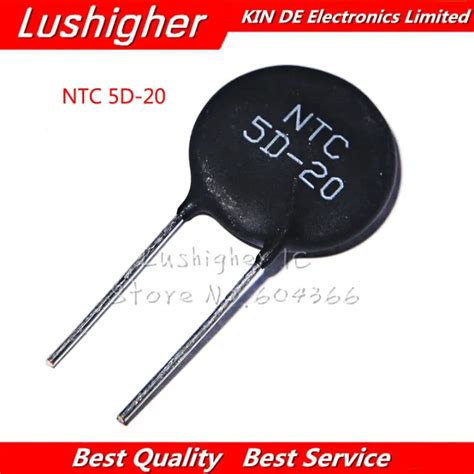 10pcs Ntc 5d20 Thermistor Resistor Ntc 5d 20 5d20 Thermal Resistor