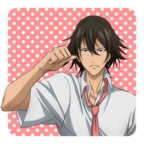 An Anime Character Wearing A Shirt And Tie With His Hand On His Head