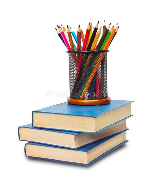 Book And Pencil Stock Photo Image Of Learning Rainbow 22305488