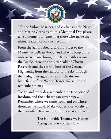 Chief Of Navy Reserve Memorial Day Message Article View News