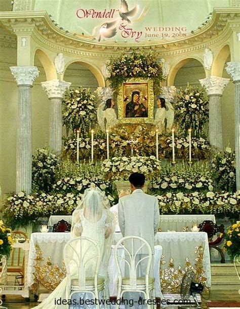 46 Best Church Wedding Decoration Images On Pinterest