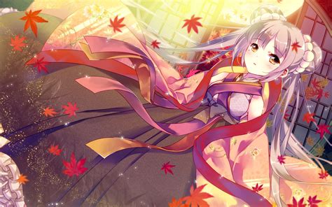 Download Wallpaper 3840x2400 Girl Kimono Anime 4k Ultra Hd 1610 Hd
