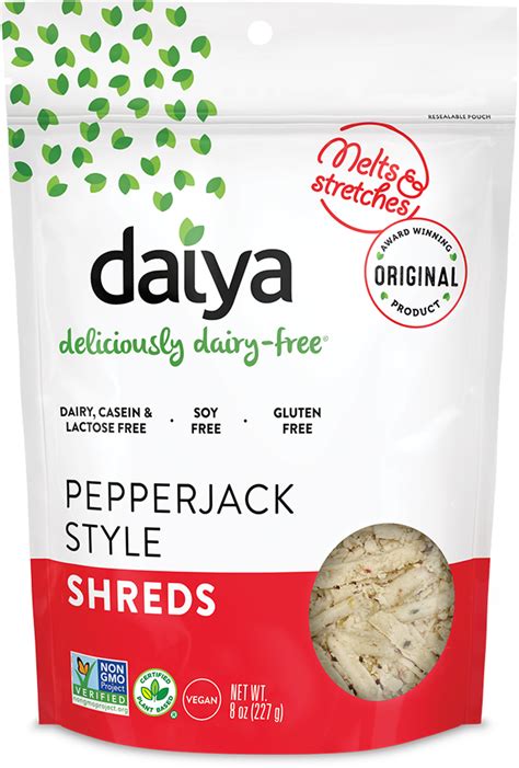 Plant Based Cheeze Shreds Daiya Foods Deliciously Dairy Free Dairy