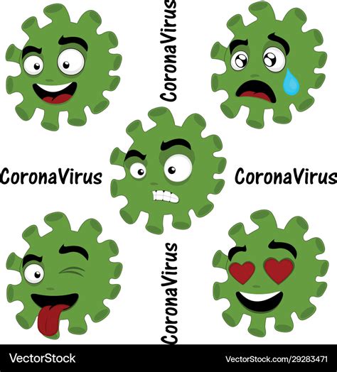 Cartoon Coronavirus Royalty Free Vector Image Vectorstock