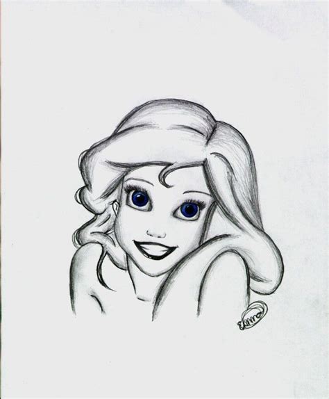 Image Result For Cool Things To Draw Disney Mermaid Drawings Little