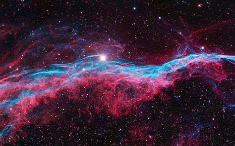 Red Blue Stars Space Nebula Wallpapers Hd Desktop