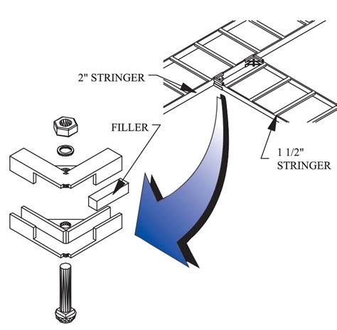 corner clamp junction kit 2 to 1 1 2 metal tech partners