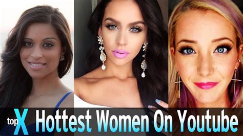 Top 10 Hottest Women On Youtube Topx Ep23 Youtube