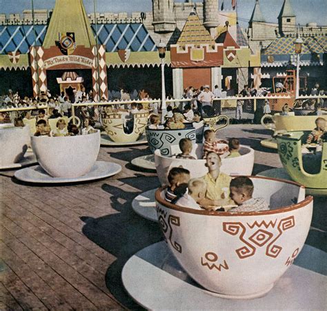 Disneyland 1955 Life Magazine Mad Tea Party Tom Simpson Flickr