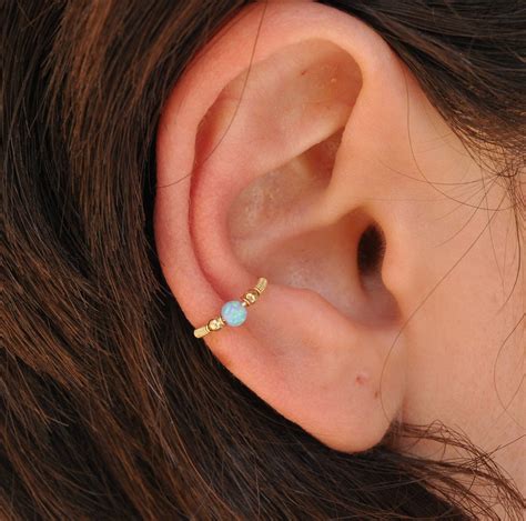 Conch Piercing Orbit Conch Earring Conch Hoop Gold Filled Etsy